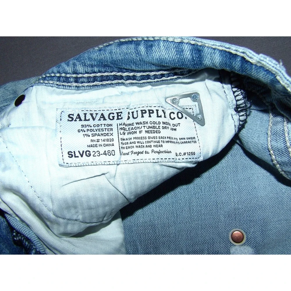 SALVAGE For BUCKLE Regular Fit MAYHEM Straight Leg Jeans Men's 34 X 32